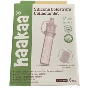 Haakaa Silicone Colostrum Collector Set - Green